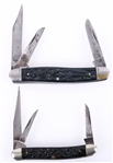 3-BLADE BONE HANDLE POCKETKNIVES - LOT OF 2