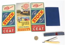 WORLD COINS, MAPS, TOKEN & M. JUNG STRAIGHT RAZOR