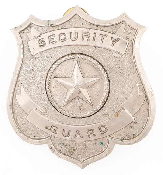 SECURITY GUARD CAP BADGE