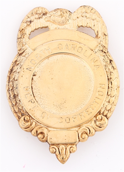 NORTH CAROLINA DEPT. OF CORRECTION BADGE