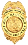 MERCER COUNTY NEW JERSEY SPECIAL DEPUTY SHERIFF BADGE