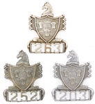 TRENTON NEW JERSEY HAT BADGES LOT OF THREE
