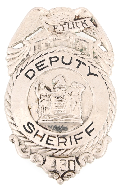 NEW JERSEY DEPUTY SHERIFF BADGE NO. 430