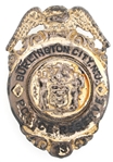 BURLINGTON NEW JERSEY POLICE RESERVE STERLING BADGE
