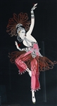 ERTE HAND SIGNED FIREBIRD ART DECO SERIGRAPH 