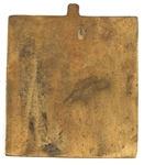 19th C. RUSSIAN ORTHODOX BRASS ICON PENDANTS