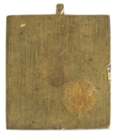 19th C. RUSSIAN ORTHODOX BRASS ST. NICHOLAS ICONS