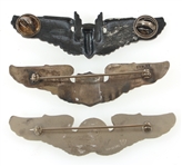 U.S. WORLD WAR II STERLING SILVER PILOT WINGS