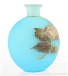 19th C. MT. WASHINGTON BURMESE ART GLASS BUDVASE