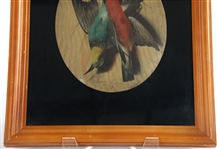 19th C. MICHELANGELO MEUCCI GAME BIRDS OIL PAINTING