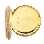 MEN'S HAMILTON GOLD FILLED CASE POCKET WATCH