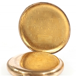 MEN'S ELGIN GOLD FILLED CASE POCKET WATCH