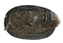AFTER FREDERIC REMINGTON RATTLESNAKE BRONZE STATUE