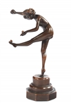 AFTER CLAIRE COLINET THE JUGGLER BRONZE STATUE