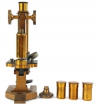 1900's R&J BECK LTD. LONDON BRASS MICROSCOPE