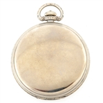 MEN'S ELGIN 14K WHITE GOLD CASE POCKET WATCH