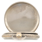 MEN'S ELGIN 14K WHITE GOLD CASE POCKET WATCH
