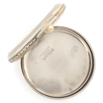 MEN'S ELGIN 14K WHITE GOLD CASE POCKET WATCH