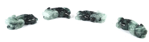 SOFTSTONE, HOWLITE, AGATE, GLASS, & DYED JADE PENDANTS