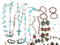 SEMI-PRECIOUS STONE COSTUME JEWELRY 