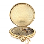 MEN'S ELGIN 14K YELLOW GOLD CASE POCKET WATCH 