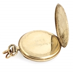 MEN'S ELGIN 14K YELLOW GOLD CASE POCKET WATCH 