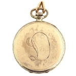 MEN'S ELGIN 14K YELLOW GOLD CASE POCKET WATCH 