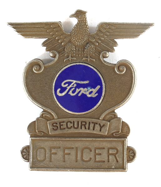 FORD SECURITY OFFICER BADGE