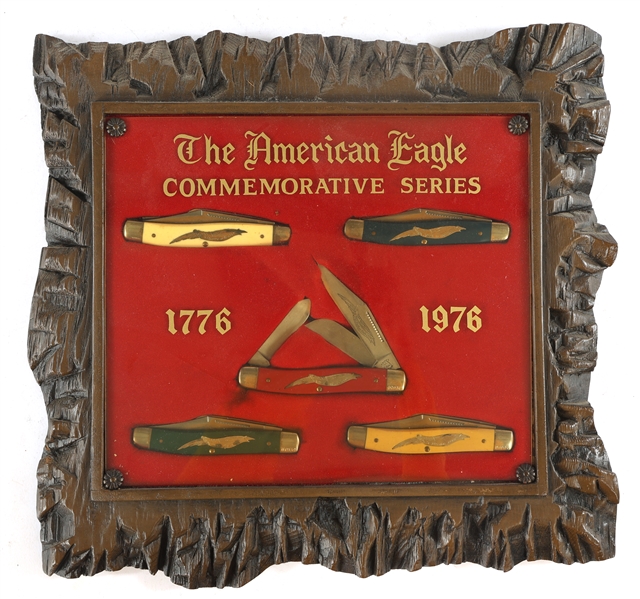 1976 SCHRADE WALDEN AMERICAN EAGLE POCKET KNIVES