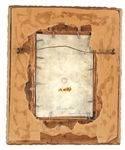 GERMAN PORCELAIN PORTRAIT PAINTING IN FRAME