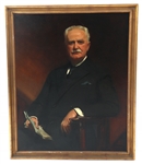 F. O. SALISBURY ENGLISH NOBLEMAN OIL PAINTING ON CANVAS