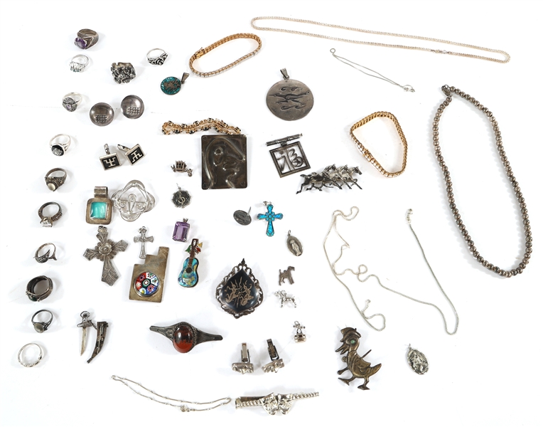 STERLING SILVER JEWELRY - BRACELETS, RINGS, & MORE