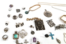 STERLING SILVER JEWELRY - BRACELETS, RINGS, & MORE