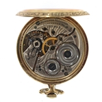 MEN'S HAMILTON GOLD FILLED CASE POCKET WATCH