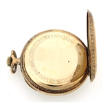MEN'S HAMILTON GOLD FILLED CASE POCKET WATCH
