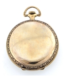 MEN'S HAMILTON GOLD FILLED CASE POCKET WATCH