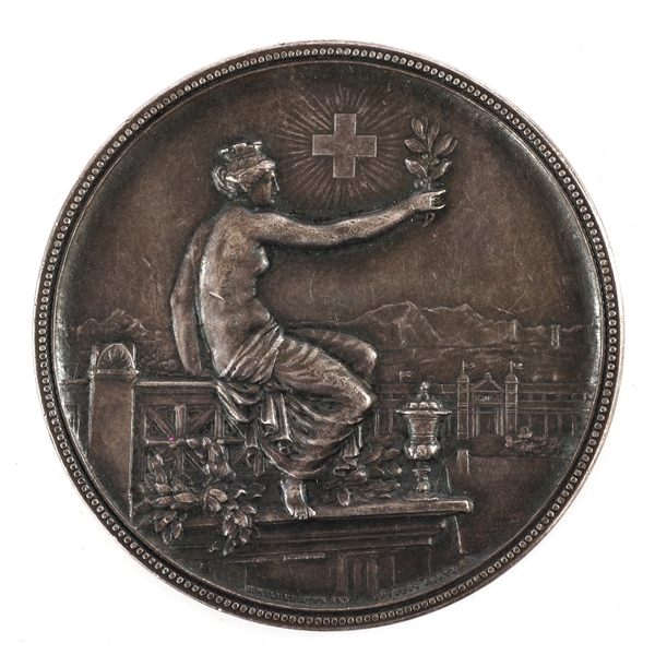 SWITZERLAND ZURICH-WINTERTHUR SHOOTING FESTIVAL MEDAL