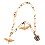 GOLD & GOLD FILLED MILITARY & CIVILIAN PINS & CLASP