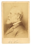 19th C. CABINET CARD OF ROBERT E. LEE
