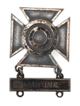STERLING SILVER MILITARY AIR FORCE & MARKSMAN BADGES