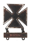 STERLING SILVER MILITARY AIR FORCE & MARKSMAN BADGES