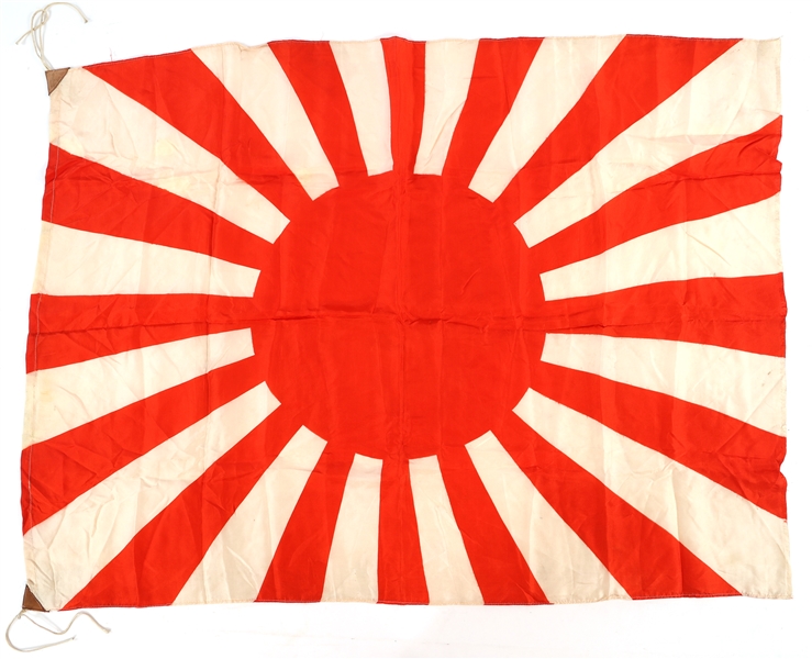 WWII JAPANESE SILK RISING SUN FLAG
