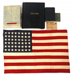 US MILITARY ARCHIVE IMAGES SERVICE BOOK MANUALS & FLAG
