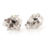 14K WHITE GOLD DIAMOND STUD EARRINGS
