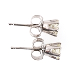 14K WHITE GOLD DIAMOND STUD EARRINGS