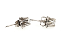14K WHITE GOLD DIAMOND STUD EARRINGS