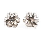 14K WHITE GOLD DIAMOND STUD EARRINGS