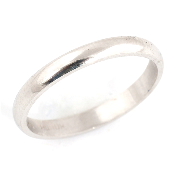 14K WHITE GOLD WEDDING BAND RING