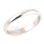 14K WHITE GOLD WEDDING BAND RING