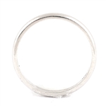 14K WHITE GOLD WEDDING BAND RING